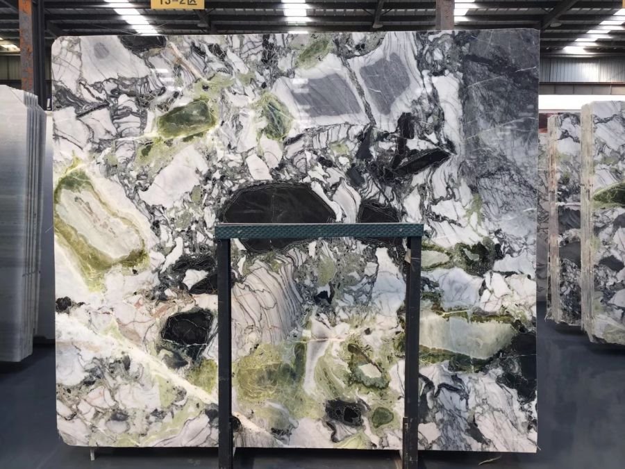 white beauty marble slab