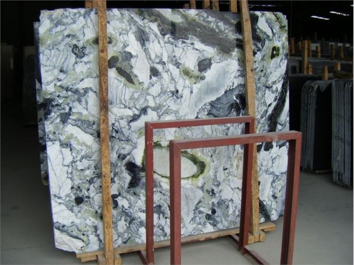 ice green marble slab